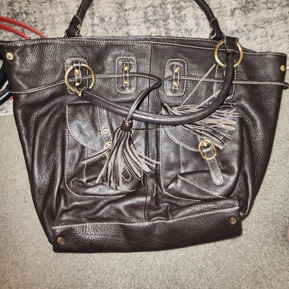 Barneys Newyork leather handbag - Picture 2 of 4